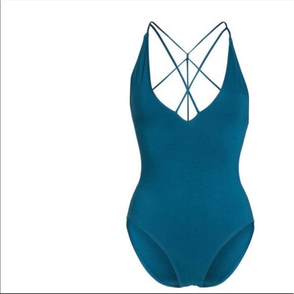 Sam Edelman Cotton Strappy Bodysuit Sz S - Picture 6 of 8